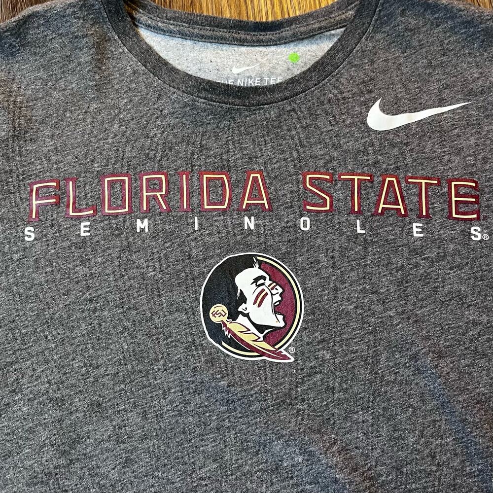 Nike Florida State University Seminoles Men's MD School Spirit Graphic T-shirt - Picture 2 of 5